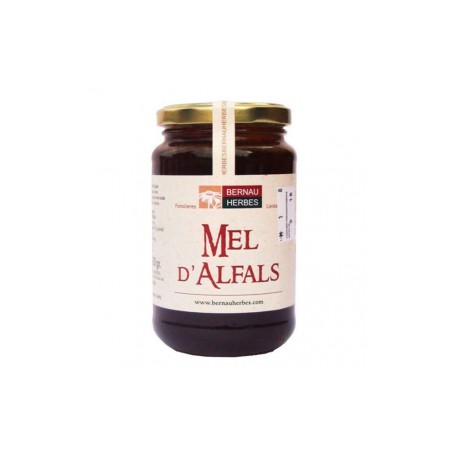 Miel de alfalfa 500gr. Bernau Herbes de l'Urgell. 6 Unidades