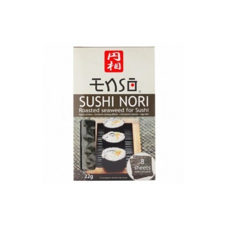 Alga nori para sushi 11gr. Enso. 12 Unidades