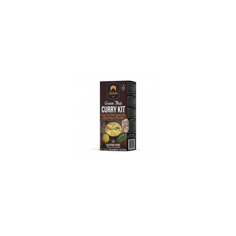Kit de Curry Verde 260gr. deSIAM. 6 Unidades