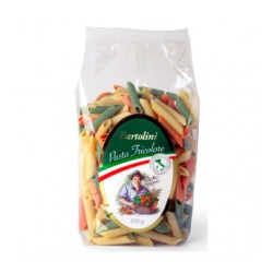 Penne Tricolor 500gr. Bartolini. 12 Unidades