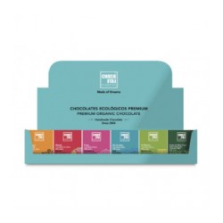 Expositor de Chocolates Preumium BIO 6x25 Unidades Chocolate Orgániko. 1 Unidades