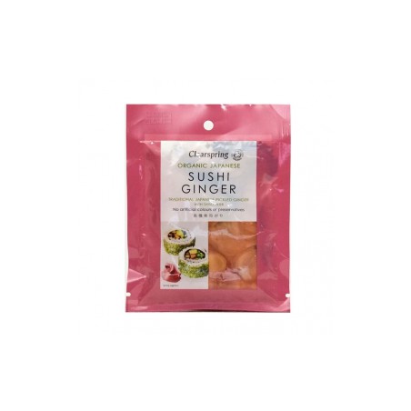 Ginger para sushi 50gr. Clearspring. 10 Unidades