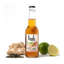 Lindo Te Verde con Jengibre 330ml. Lindo  Linda. 24 Unidades
