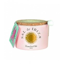 Flor de sal cerámica "la vie en rose"  150gr. Sal de Ibiza 6 un