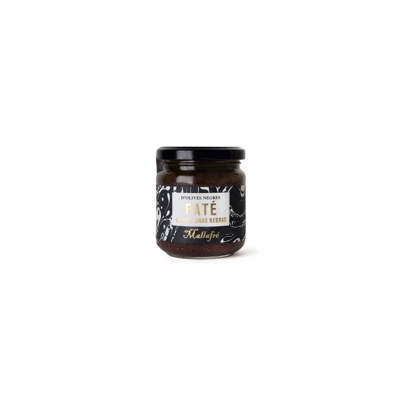 Paté de aceitunas negras 185gr. Mallafré. 6 Unidades