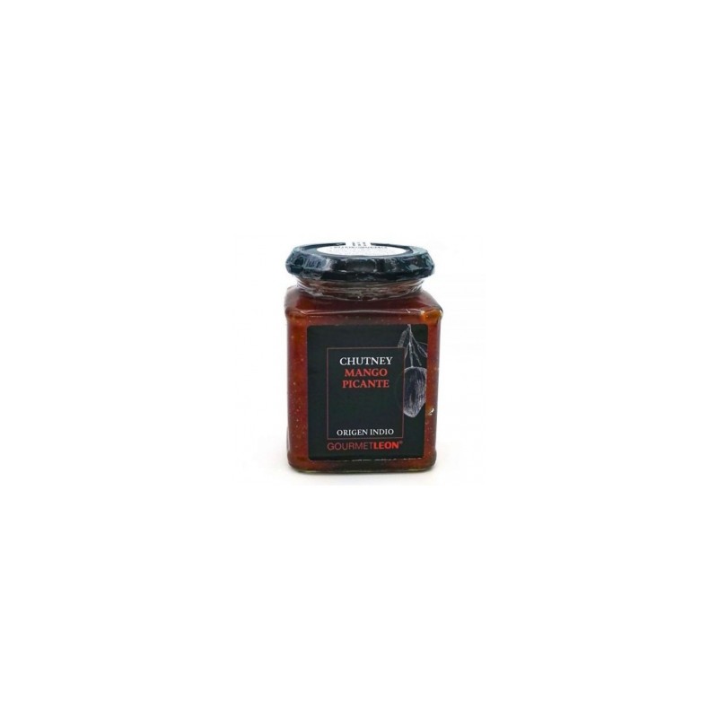 Chutney de mango picante 250gr. Gourmet Leon. 12 Unidades