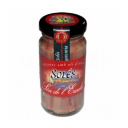 Anchoas en aceite de oliva 100gr. Salaons Solés. 20 Unidades