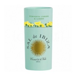 Granito Pimienta Verde y Limón 85gr. Sal de Ibiza. 12 Unidades