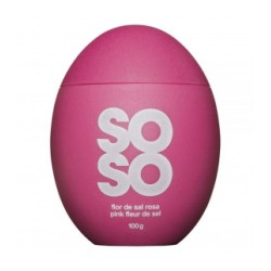 Flor de Sal Rosa (salero) 100gr. Soso. 12 Unidades