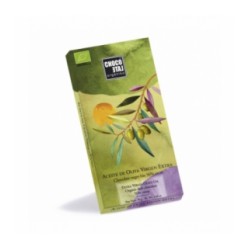 Chocolate Negro 56% Cacao con AOVE 70gr. Chocolate Orgániko. 12 Unidades